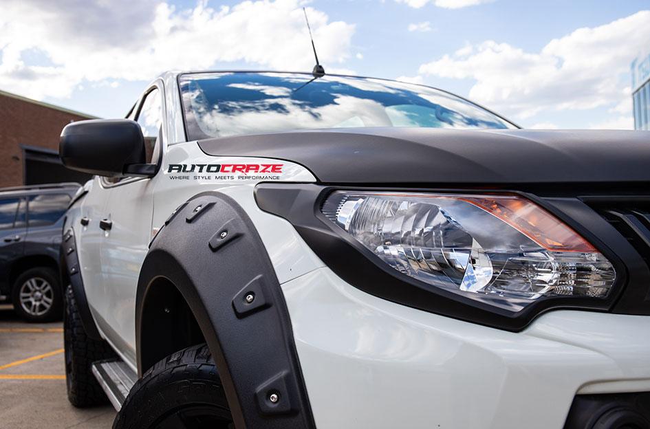 MITSUBISHI TRITON RTG MATTE BLACK LASER TEXT